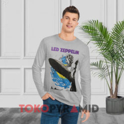 Vintage Led Zeppelin Cover Album Grey Long sleeved