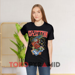 Vintage Led Zeppelin The Hermit Zoso Wizard Black T shirt