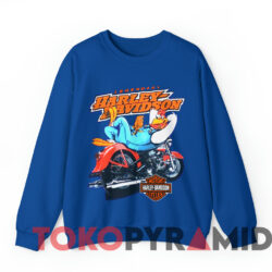 Vintage Legendary Harley Davidson Foghorn Leghorn T-shirt 4 Vintage Legendary Harley Davidson Foghorn Leghorn T shirt Blue Sweatshirt