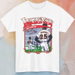 Vintage Legends Are Forever Barry Bonds 25 San Francisco Giants Shirt