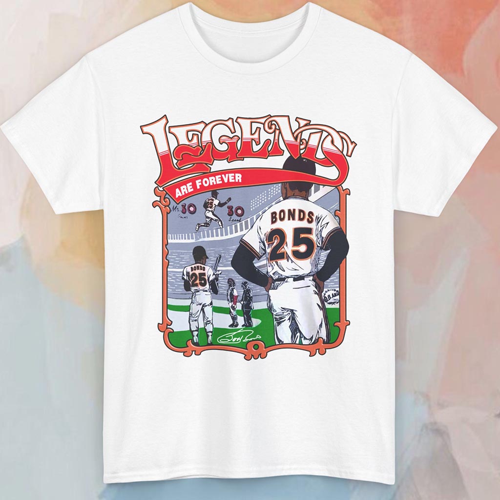 Vintage Legends Are Forever Barry Bonds 25 San Francisco Giants Shirt Vintage Legends Are Forever Barry Bonds 25 San Francisco Giants Shirt