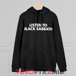 Vintage Listen To Black Sabbath Black Hoodie