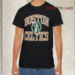 Vintage Logo 7 Boston Celtics Black T shirt