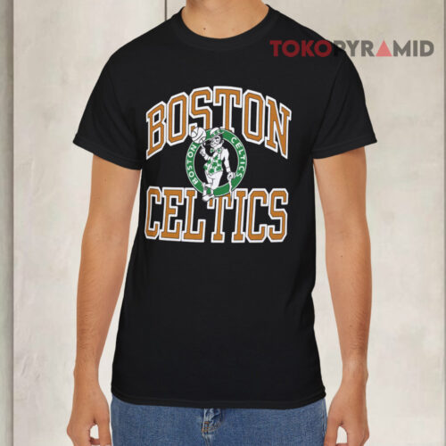 Vintage Logo 7 Boston Celtics Black T shirt Vintage Logo 7 Boston Celtics Black T shirt