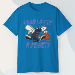 Vintage Logo 7 Charlotte Hornets Nba T shirt