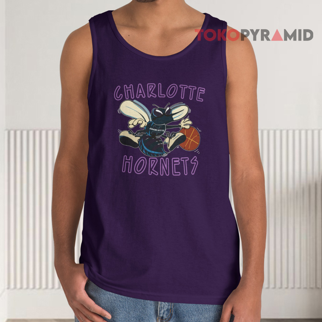 Vintage Logo 7 Charlotte Hornets Nba Tank Top Vintage Logo 7 Charlotte Hornets Nba Tank Top