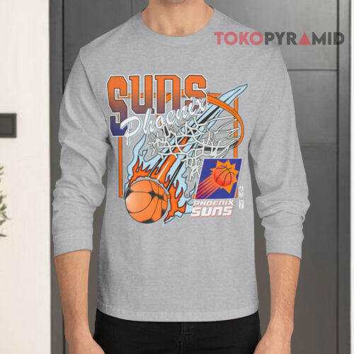 Vintage Logo 7 Phoenix Suns Nba Basketball Long sleeved Vintage Logo 7 Phoenix Suns Nba Basketball Long sleeved