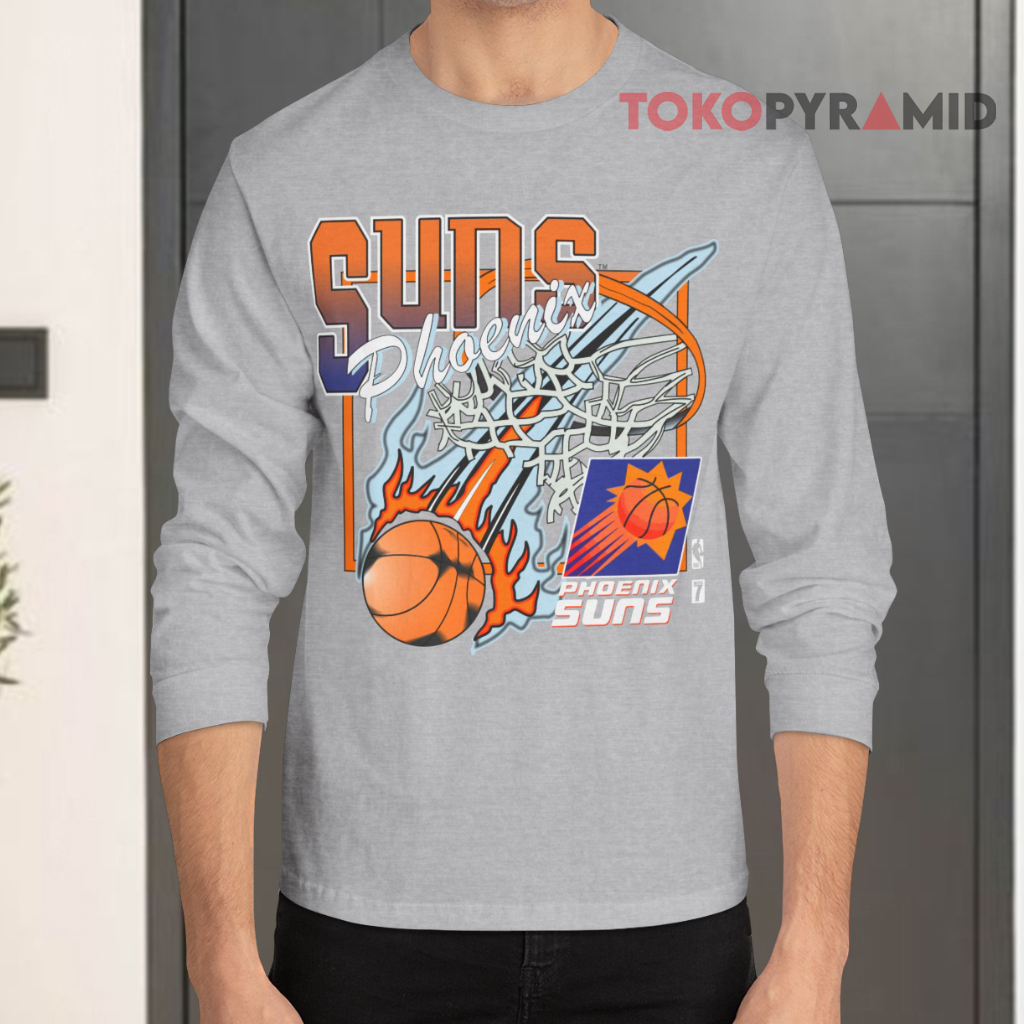 Vintage Logo 7 Phoenix Suns Nba Basketball Long sleeved Vintage Logo 7 Phoenix Suns Nba Basketball Long sleeved