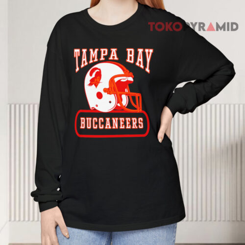 Vintage Logo 7 Tampa Bay Buccaneers Helmet Long sleeved