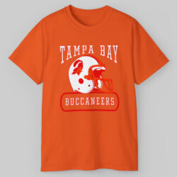 Vintage Logo 7 Tampa Bay Buccaneers Helmet T shirt