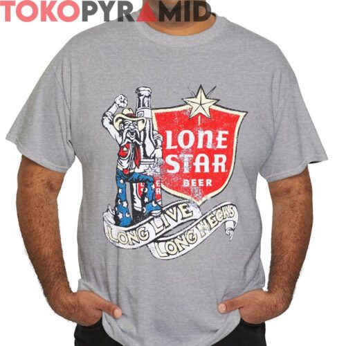 Vintage Lone Star Beer Long Live Long Necks Shirt