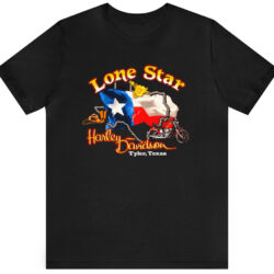 Vintage Lone Star Harley Davidson Tyler Texas T-shirt 5 Vintage Lone Star Harley Davidson Tyler Texas T shirt