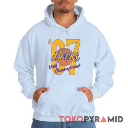 Vintage Los Angeles Lakers 07 World Champions Hoodie