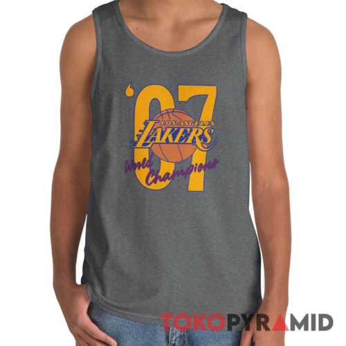 Vintage Los Angeles Lakers 07 World Champions Tank Top