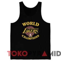 Rare Vintage Los Angeles Lakers 1985 NBA Champions Tee 3 Vintage Los Angeles Lakers 1985 NBA Champions Tee Black Tanktop