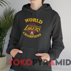 Rare Vintage Los Angeles Lakers 1985 NBA Champions Tee 2 Vintage Los Angeles Lakers 1985 NBA Champions Tee Dark Heather Hoodie