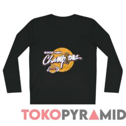 Vintage Los Angeles Lakers 2009 NBA Champions Tee Black Long sleeved