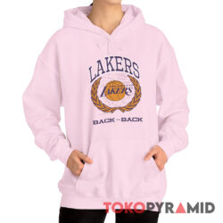 Vintage Los Angeles Lakers Back To Back World Champions Hoodie