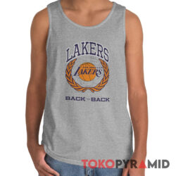 Vintage Los Angeles Lakers Back To Back World Champions Tank Top
