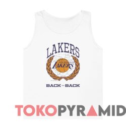 Vintage Los Angeles Lakers Back To Back World Champions Tee 2 Vintage Los Angeles Lakers Back To Back World Champions Tee White Tanktop