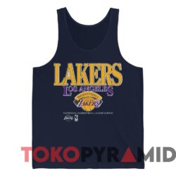 Rare Vintage Los Angeles Lakers Basketball Association T-shirt 2 Vintage Los Angeles Lakers Basketball Association T shirt Navy Tanktop