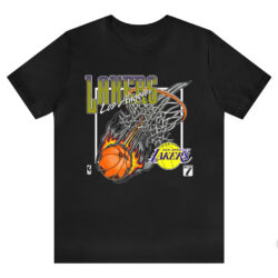 Rare Vintage Los Angeles Lakers Fireball Tee