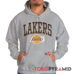 Vintage Los Angeles Lakers Keyline Logo Crew Unique Hoodie