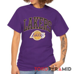 Vintage Los Angeles Lakers Keyline Logo Crew Unique Shirt