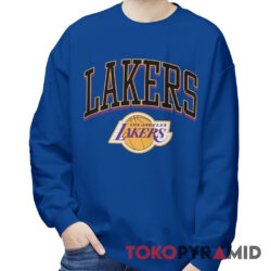 Vintage Los Angeles Lakers Keyline Logo Crew Unique Sweatshirt