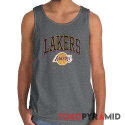 Vintage Los Angeles Lakers Keyline Logo Crew Unique Tank Top