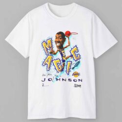Vintage Los Angeles Lakers Magic Johnson Salem Caricature Shirt