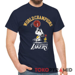 Vintage Los Angeles Lakers Snoopy World Champions Shirt
