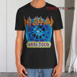 Vintage Lucky Brand Def Leppard 1993 Tour Black T shirt