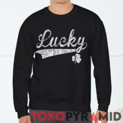 Vintage Lucky Shamrock St Patricks Day Sweatshirt