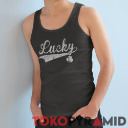 Vintage Lucky Shamrock St Patricks Day Tank Top