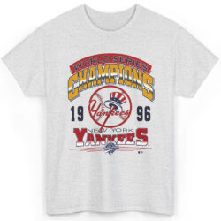 Vintage MLB New York Yankees 1996 Henry Aaron Tee World Series Champions MLB Shirt