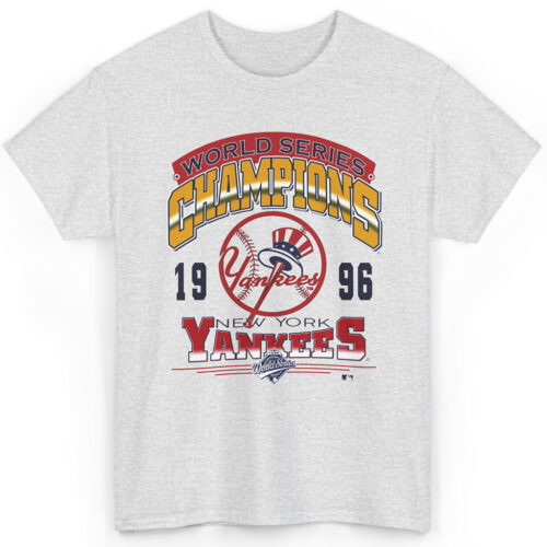 Vintage MLB New York Yankees 1996 Henry Aaron Tee World Series Champions MLB Shirt