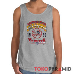 Vintage MLB New York Yankees 1996 Henry Aaron Tee World Series Champions MLB Tank Top