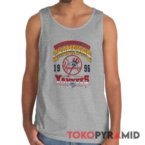 Vintage MLB New York Yankees 1996 Henry Aaron Tee World Series Champions MLB Tank Top