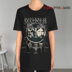 Vintage Marilyn Manson Alice Cooper Masters Of Madness Black T shirt