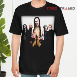 Vintage Marilyn Manson Guns God And Government Tour Black T shirt