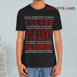 Vintage Marilyn Manson Kill God Black T shirt