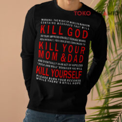 Vintage Marilyn Manson Kill God Shirt 4 Vintage Marilyn Manson Kill God Long sleeved