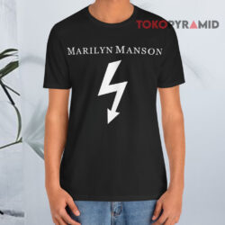 Vintage Marilyn Manson Lightning Black T shirt