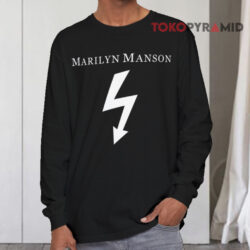 Vintage Marilyn Manson Lightning Shirt 4 Vintage Marilyn Manson Lightning Long sleeved