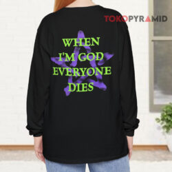 Vintage Marilyn Manson When I'm God Everyone Dies Shirt 4 Vintage Marilyn Manson When I'm God Everyone Dies Long sleeved Back