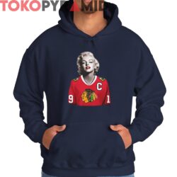 Vintage Marilyn Monroe Chicago Blackhawks Shirt