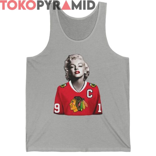 Vintage Marilyn Monroe Chicago Blackhawks Shirt