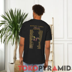 Vintage Marinah Carey Charmbracelet World Tour 2003 Shirt 2 Vintage Marinah Carey Charmbracelet World Tour 2003 Shirt Back T shirt