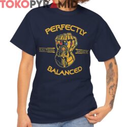 Vintage Marvel Thanos Infinity War Perfectly Balanced Shirt
